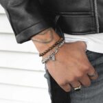 Pulseira para Homem em Aço Inoxidável - Pulseira simples para homem - marca portuguesa Twobrothers - Pulseira Marshall - Pulseiras masculinas com estilo - Pulseiras em aço inoxidável para homem