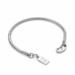 Pulseira para Homem em Aço Inoxidável -Pulseira simples para homem - marca portuguesa Twobrothers - Pulseira Trenton - Pulseiras masculinas com estilo - Pulseiras em aço inoxidável para homem