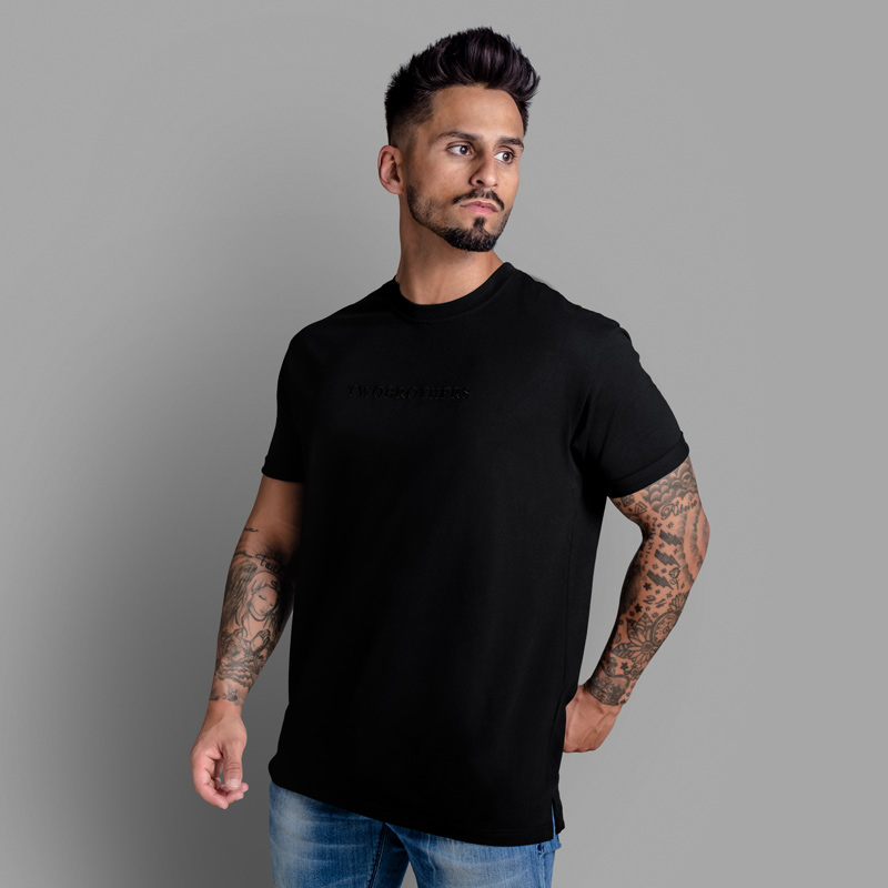 T-Shirt para Homem em Algodão Premium Loose Fit - Twobrothers Bullock - Lado