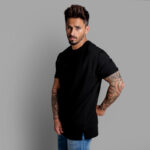 T-Shirt para Homem em Algodão Premium Loose Fit - Twobrothers Bullock Loose Fit - Lado