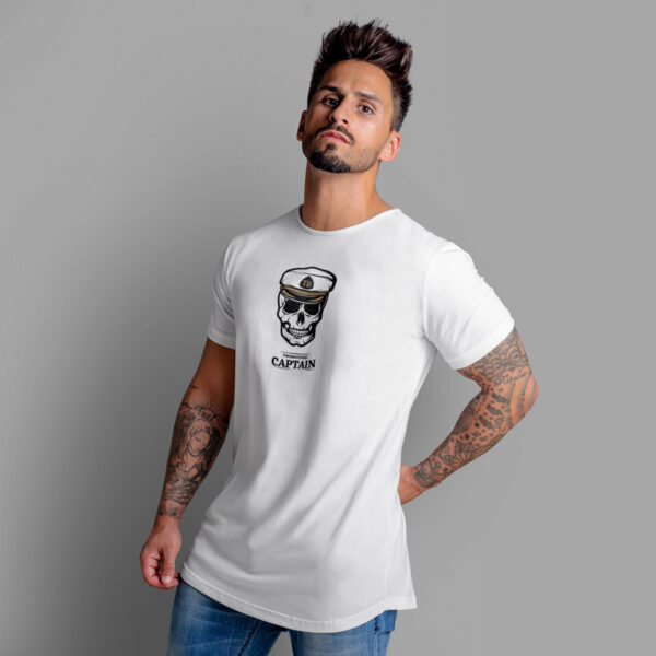 T-Shirt para Homem em Algodão Premium Regular Fit - Twobrothers Bastard - Lado