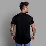 T-Shirt para Homem em Algodão Premium Regular Fit - Twobrothers Hustler - Costas