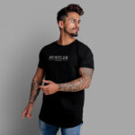 T-Shirt para Homem em Algodão Premium Regular Fit - Twobrothers Hustler - Lado