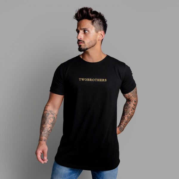 T-Shirt para Homem em Algodão Premium Regular Fit - Twobrothers Manila - Frente