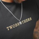 Colar para Homem em Aço Inoxidável - Colar com medalha em aço inoxidável - Twobrothers Colar New York - Colar masculino para estilo diário - Estilo homem - Colar com pendente